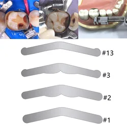 20 sztuk Dental Tofflemire Matrix ze stali nierdzewnej przekrój profilowane matryce Matrix zespoły #1/#2/#3/#13 stomatologia Instrument narzędzia