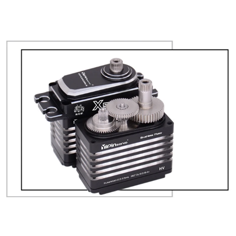 Moteur servo numérique sans balais tout en métal de 50 kg 180 ° /270 °   Servos d'engrenage IP67 en métal de couple élevé de contrôle d'angle pour l'avion de voiture de robot