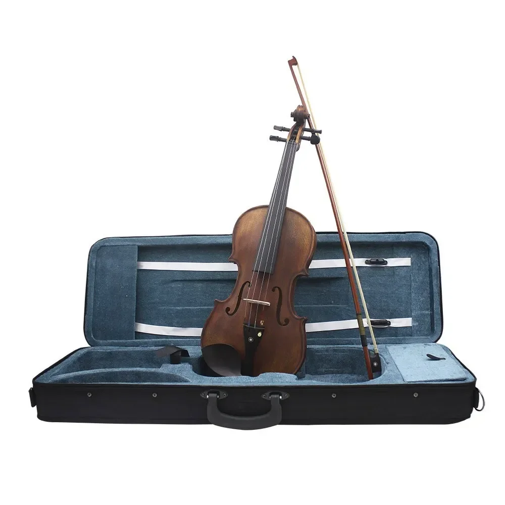 Handmade Solid Wood Violin Adult Children Beginner Violin Air Dried 5 Years Maple Pine Violin