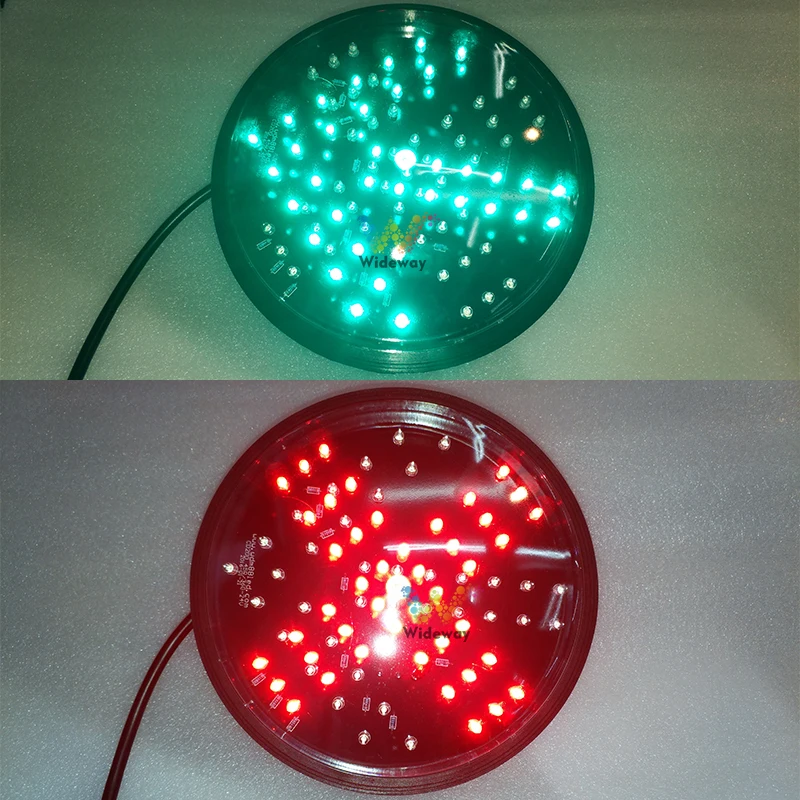 

Аксессуары для светофора Светящийся диаметр 200 мм Светодиодный красный крест Зеленая стрелка фитиль Аксессуары для светофора Корпус ПК