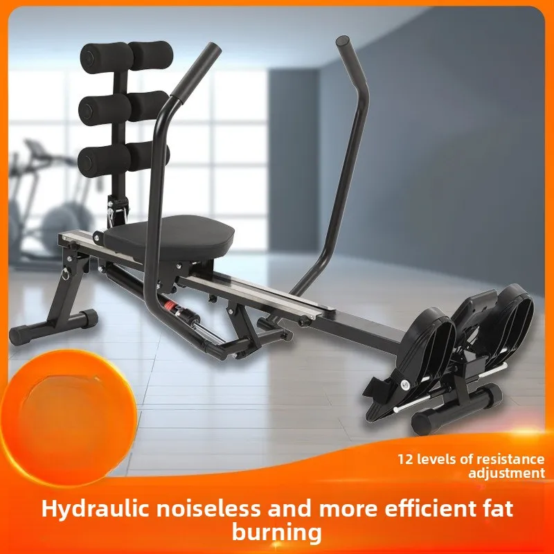 Home Rowing Machine Hydraulic Water Resistance Indoor Fitness Training Equipment Cross Border Fitness Equipment Indoor Workout