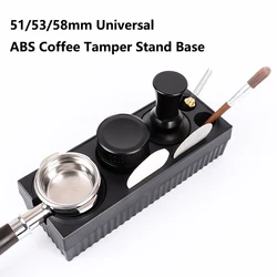 51/53/58mm Universal ABS Coffee Tamper Station Tamping Mat Stand Portafilter Rack Coffee Distributor Holder Coffee Accessories