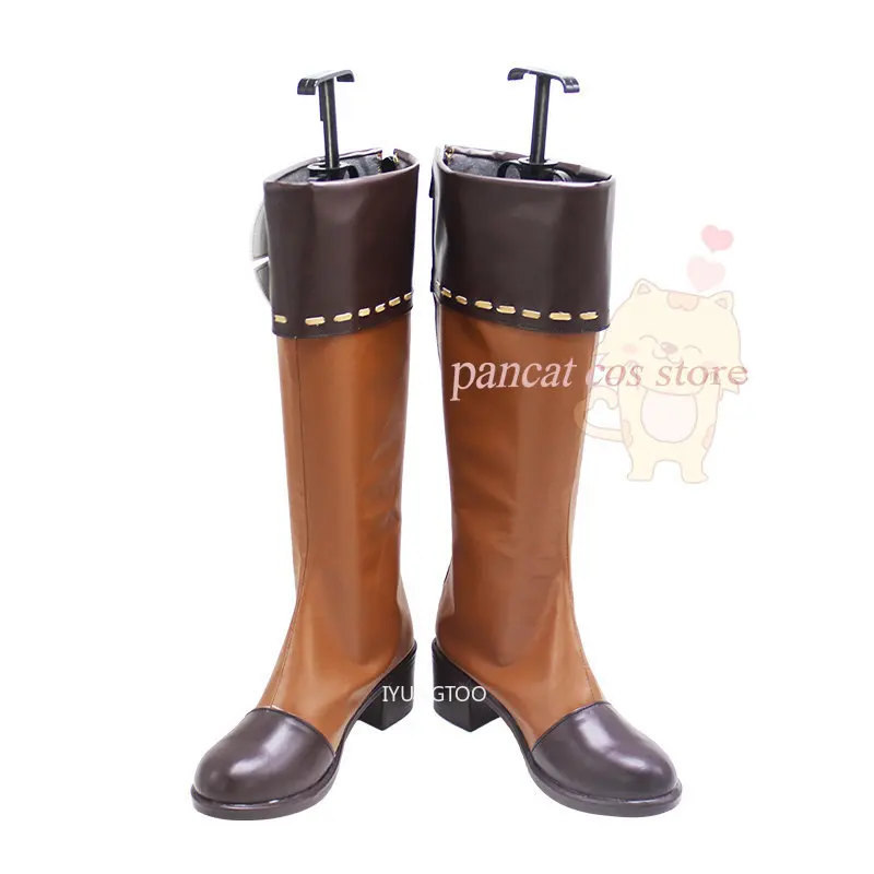 

Anime Genshinimpact Klee Cosplay Shoes Halloween Long Boots Shoes Comic Cosplay Costume Prop Anime Cosplay Shoes Carnival Cos