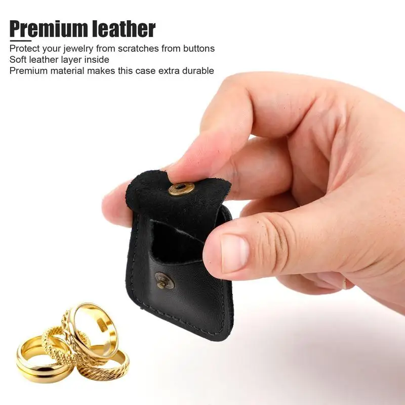 Portamonete Portamonete Porta gioielli in pelle PU Portachiavi per palestra Custodia per organizer per monete fatta a mano per collane Orecchini in contanti Bracciali