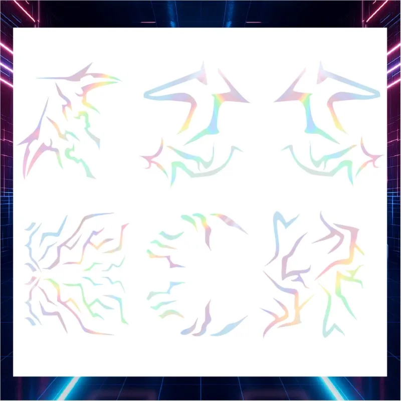 ‌‌‌AKPop Demon Hunters Rumi Cosplay Tattoo Stickers Face Decals Character Makeup Anime Outfit Cosplay Costume Party Halloween