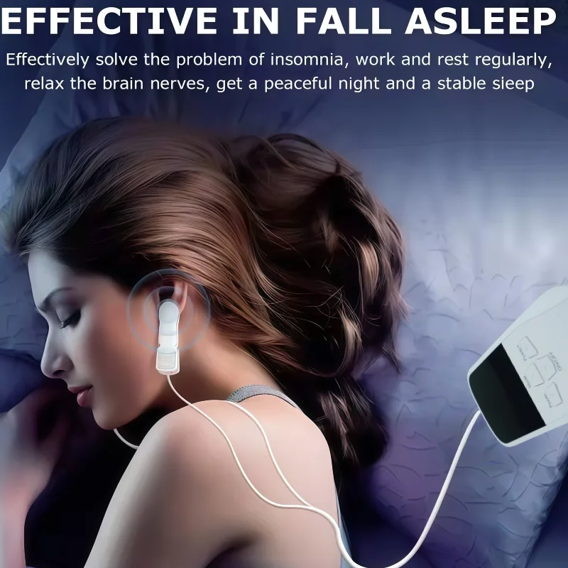 Vagus Nerve Stimulator with Timer Ear Clip tVNS Device for Precise Anxiety and Stress Management