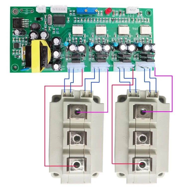 Customized Sine Wave High Power IGBT Module Control 2000A Driver Board