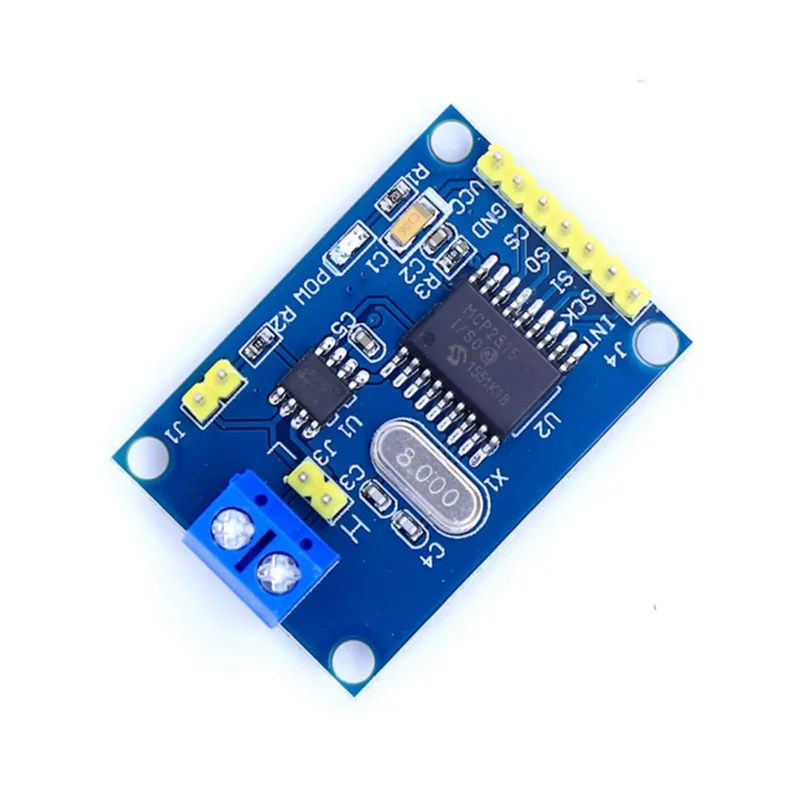 1PCS MCP2515 module, TJA1050 receiver, CAN bus module, SPI 51 single-chip microcomputer program example