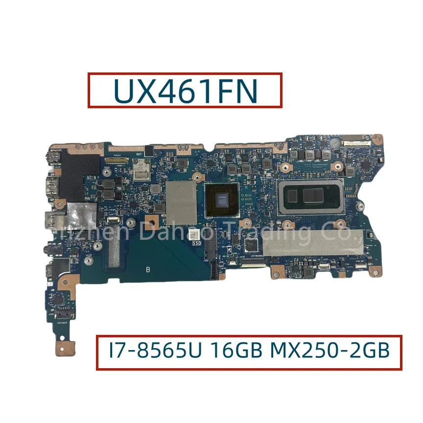 Placa principal UX461FN para ASUS UX461UN UX461UA UX461FA TP461UN TP461UA placa base para ordenador portátil con I7-8565U 16GB-RAM MX250-2GB