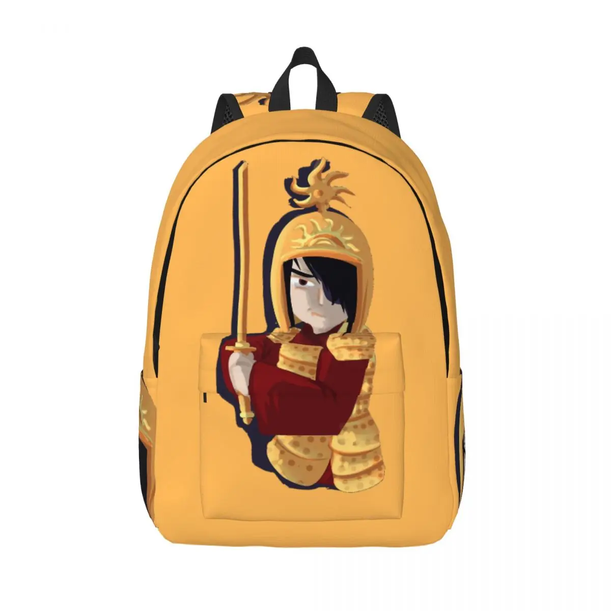 

Dual-Use Ready To Fight Daypack For Work Retro Washable K-Kubo And The Two Strings For Men Women Backpack Gift
