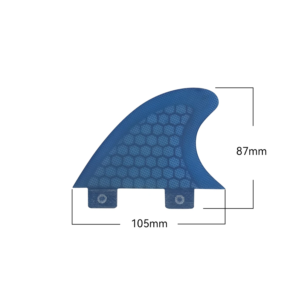 Double Tabs Honeycomb Fins UPSURF FCS Keel Fins For Surfboard New Fish Keel Fin Design quilha