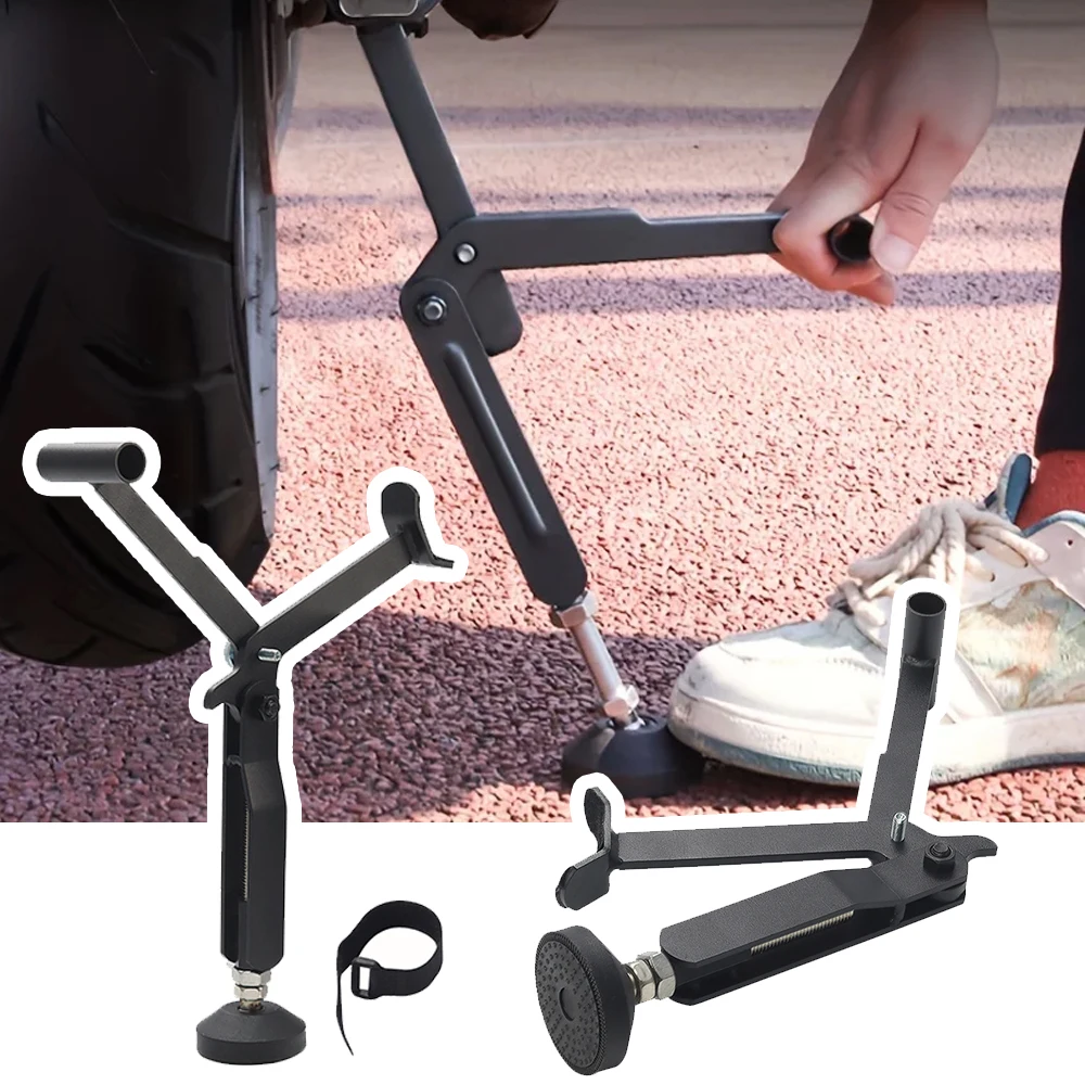 

Motorcycle Folding Lifting Paddock Stands Kickstand Universal Wheel Lifter Side Support Stand Swingarm Lift Frame For Harley