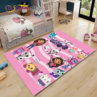 Gabby's dollhouse Creative Area Rugs,Girl Kawaii Carpet for Living Room Bedroom Home Decorative,Kids Play Non-slip Floor Mat