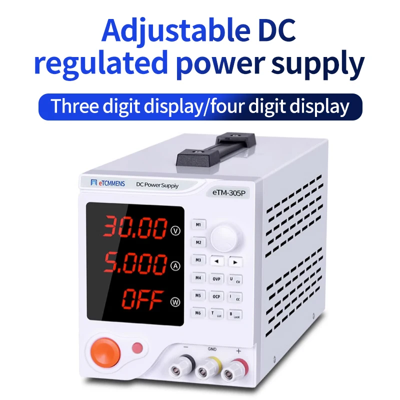 Programmable linear power supply, DC stabilized voltage, adjustable power supply 30V5A