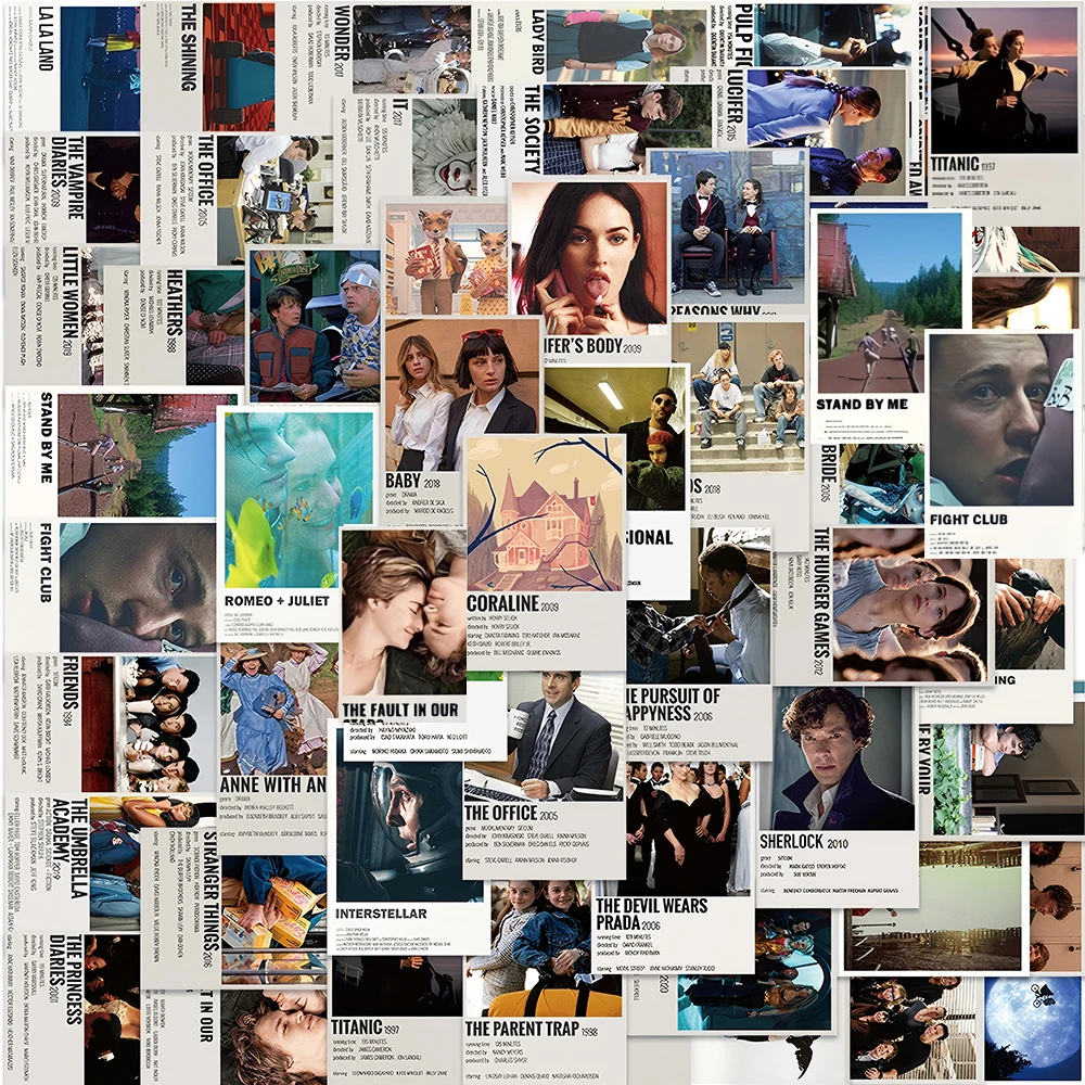 10/30/64 قطعة ملصقات أفلام أنيمي الكلاسيكية مزيج الملصقات الكتابة على الجدران مائي لأجهزة الكمبيوتر المحمول حقيبة القرطاسية سيارة ملصق PVC رائع لعبة هدية #1