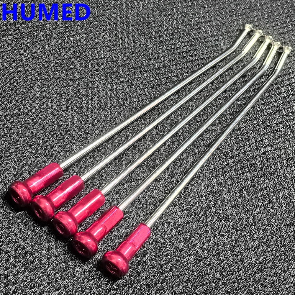 36pcs/lot 9G Diameter 3.5mm Motorcycle Spokes Material 304 Stainless Steel Spokes With Big Aluminum Alloy Nipple