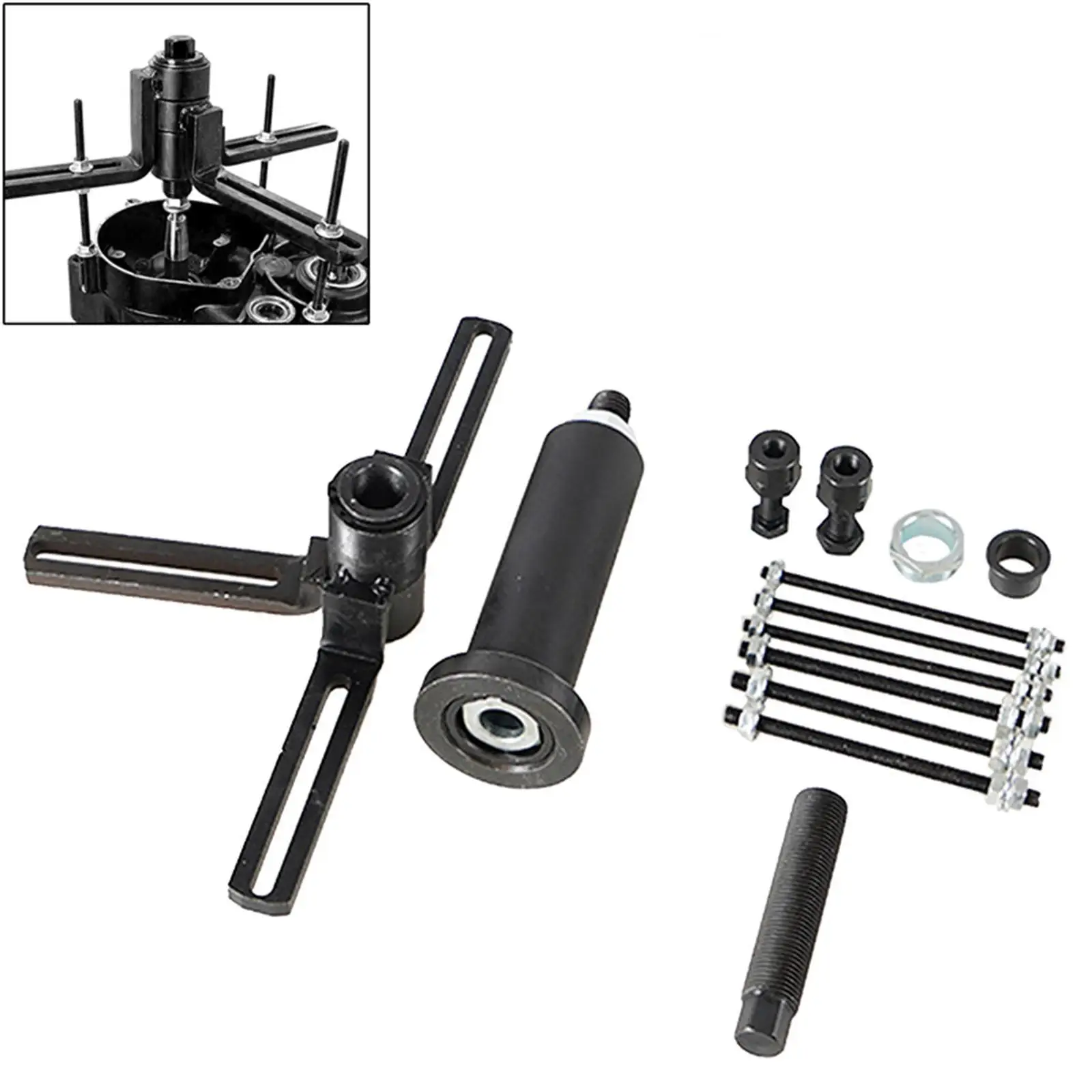 

Crankcase Splitter 1177390001 Accessory Assembly with 360 Degree Adjustable Arms Removal Tool Hardware 1329270001 Installer Tool