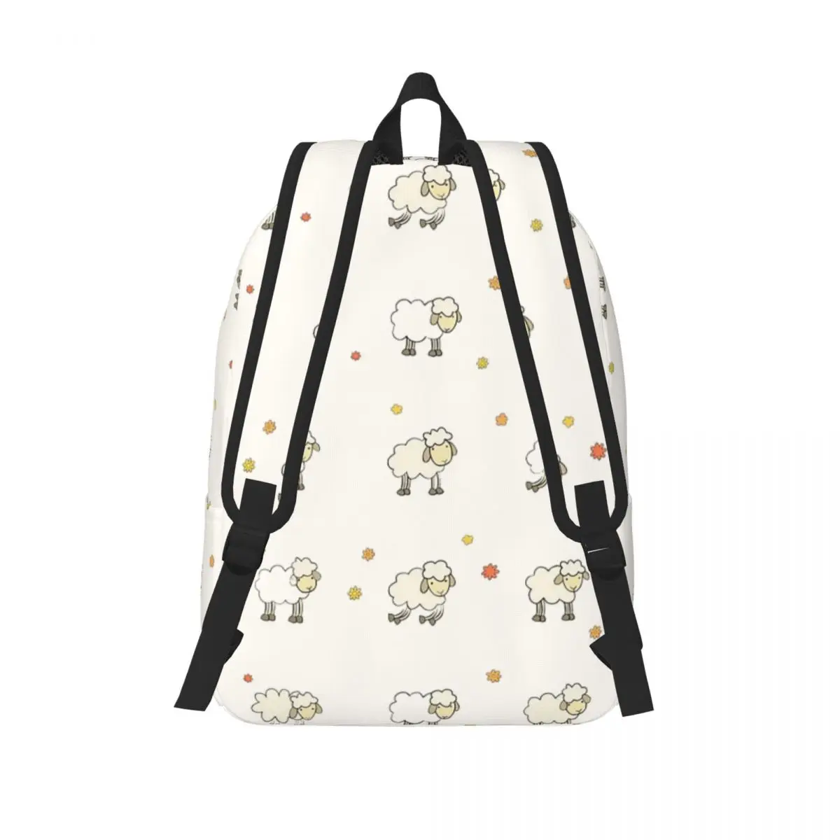 Mochila de oveja Llama para hombre y mujer, morral de escuela primaria, escuela secundaria, estudiante, Animal, lindo, mochila de día, deportes