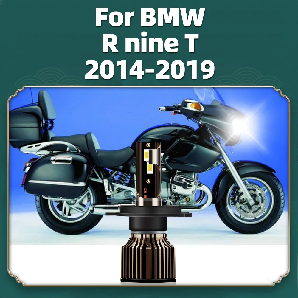 

Лампа для фар BMW R nine T 2014 2015 2016 2017 2018 2019 мотоцикла 10000 лм светодиодный H4 Hi Lo CSP 3570 6500K 12 в Turbo