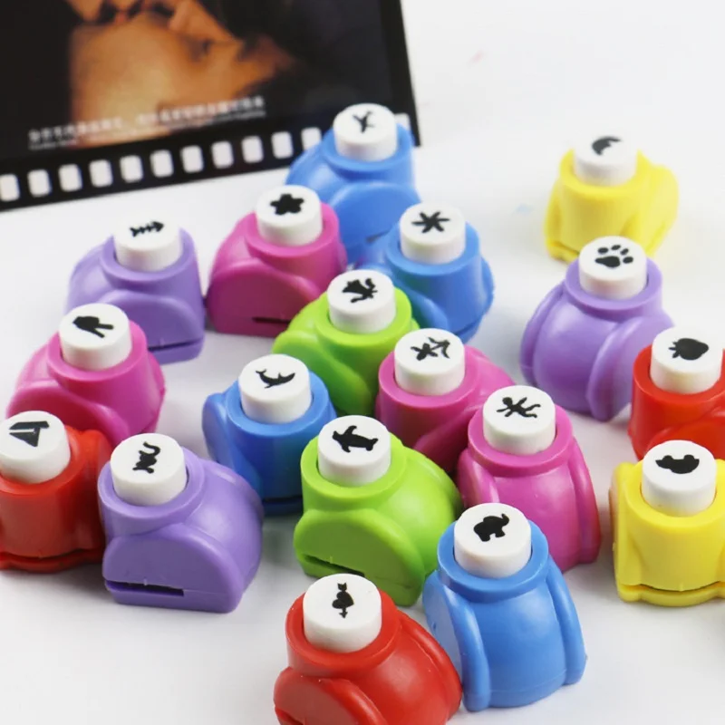 Mini Cute Scrapbook Punches Handmade Cutter Card Craft Printing DIY Flower Hole Puncher Shape