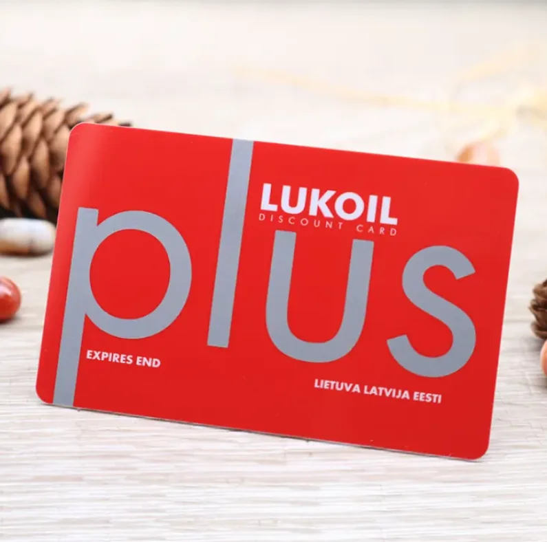

Customized 0.76mm thick PVC shopping gift card Vip plastic membership card business card