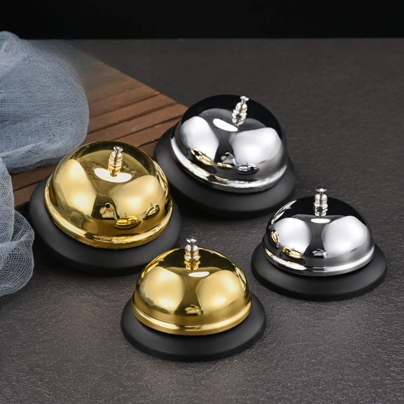1PC Meal Bell Restaurant Kitchen Bell Reminder Call The Bar Counter Service Reminder Bell Home Decoration Accessories