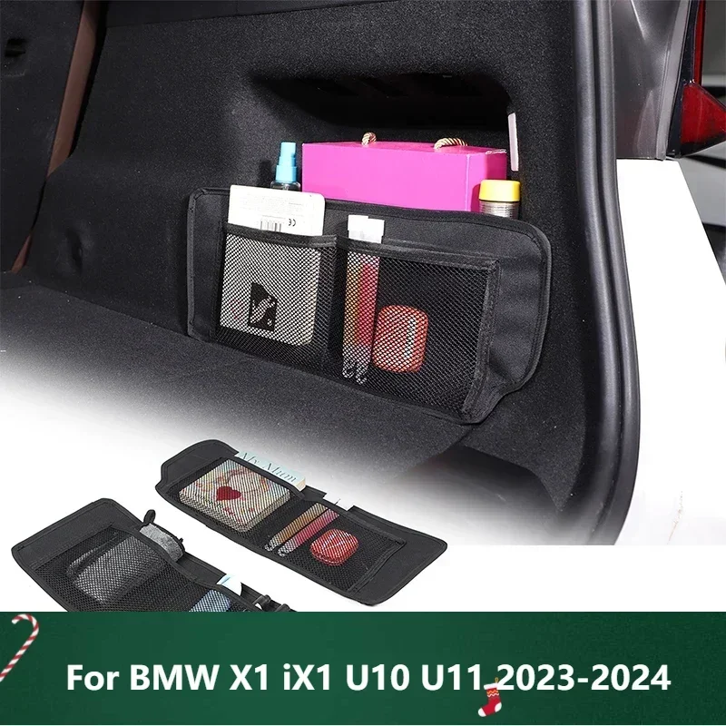 

Car Trunk Side Storage Organizer Board Partitions Car Accessories For BMW X1 iX1 U10 U11 2023-2024