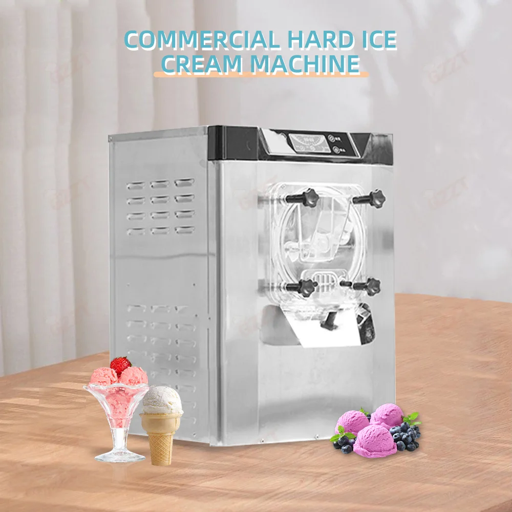 

20l/h High Quality Hard Ice Cream Fast Machine 110V 220V 4.3L Hopper Commercial Gelato Yogurt Ice Cream Machine