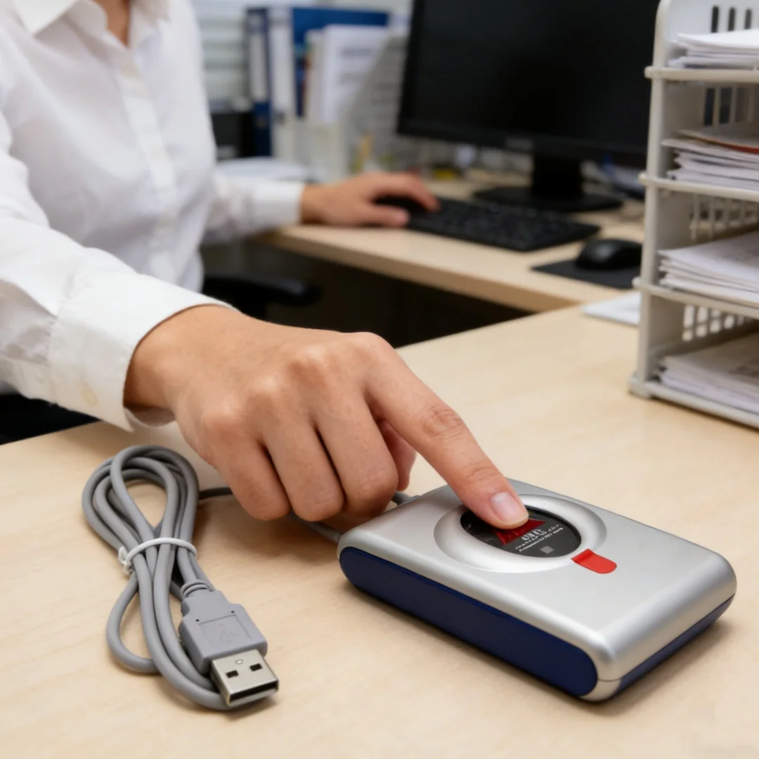 USB Fingerprint Reader Optical Sensor ZK U4000B Biometric Scanner