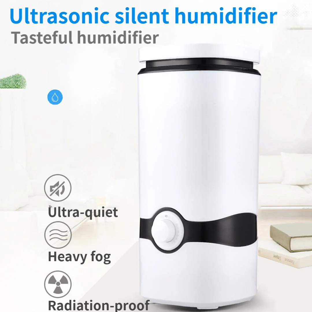 

Ультразвуковой бесшумный увлажнитель воздуха для ароматерапии, светодиодный 4л, большая емкость, эфирное масло, совместимый умный увлажнитель воздуха с тяжелым туманом