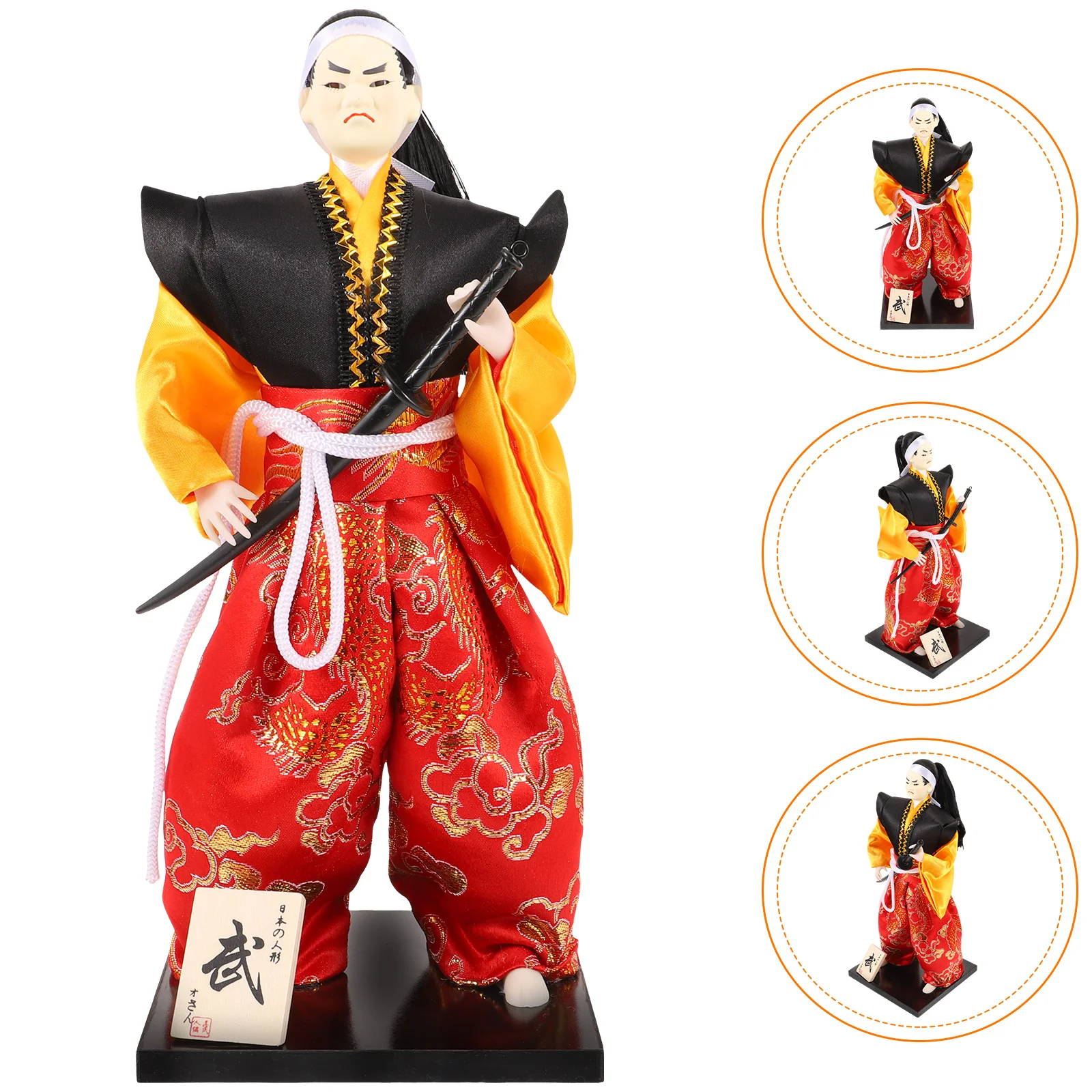 

Japanese Samurai Ornaments Housewarming Gift Home Crafts Decor Japandi Decorations Party Desktop Figure