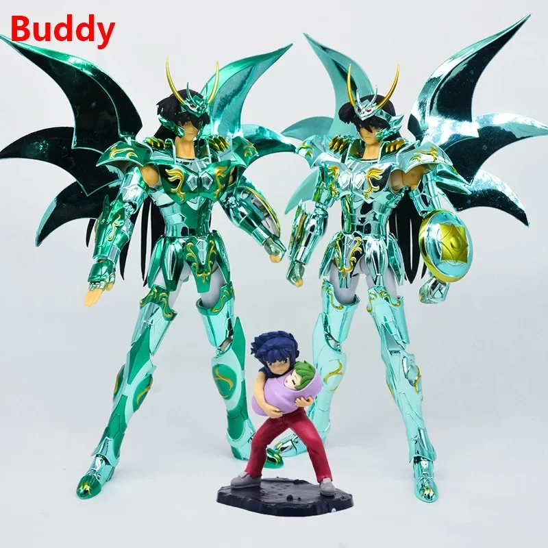 JM.MST Model Saint Seiya Myth Cloth EXM/EX Dragon Shiryu God V4 with Ikki Baby Shun Knights of The Zodiac Action Figure in Stock