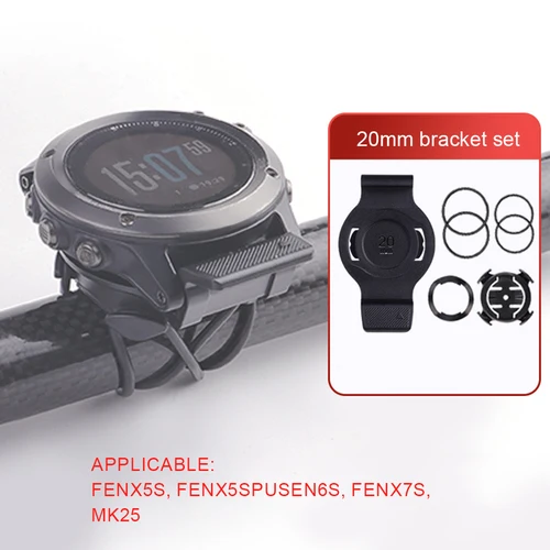 Imagen 2 del producto Soporte extraíble para cronómetro de bicicleta, soporte para velocímetro, para Garmin Fenix 3/5/6/7/MK1/2, 20/22/26mm