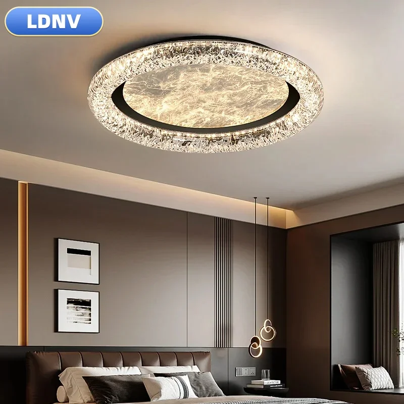 

A Italian minimalist light luxury high sense designer cloud ceiling light full spectrum eye protection master bedroom main light