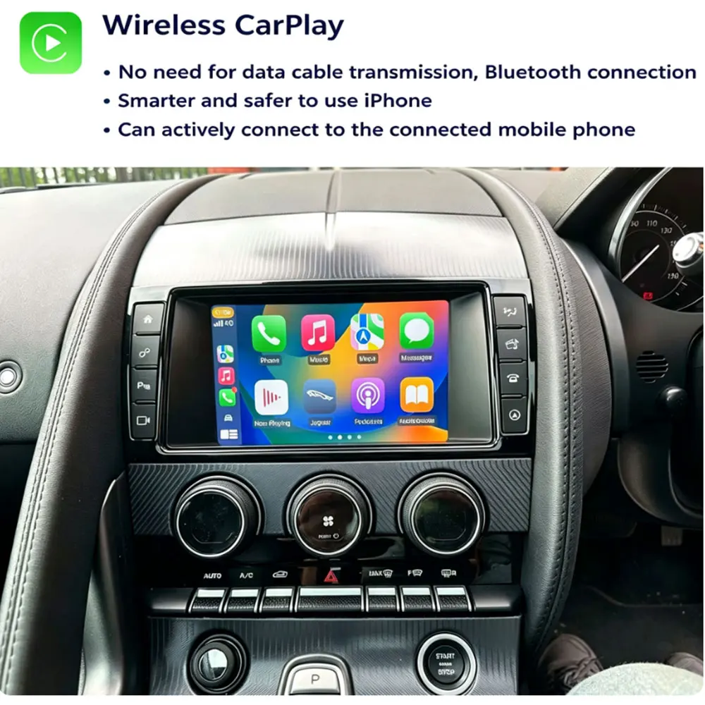 Wireless CarPlay Android Auto Box For  Jaguar F-Type 2013–2015 Kit Bosch