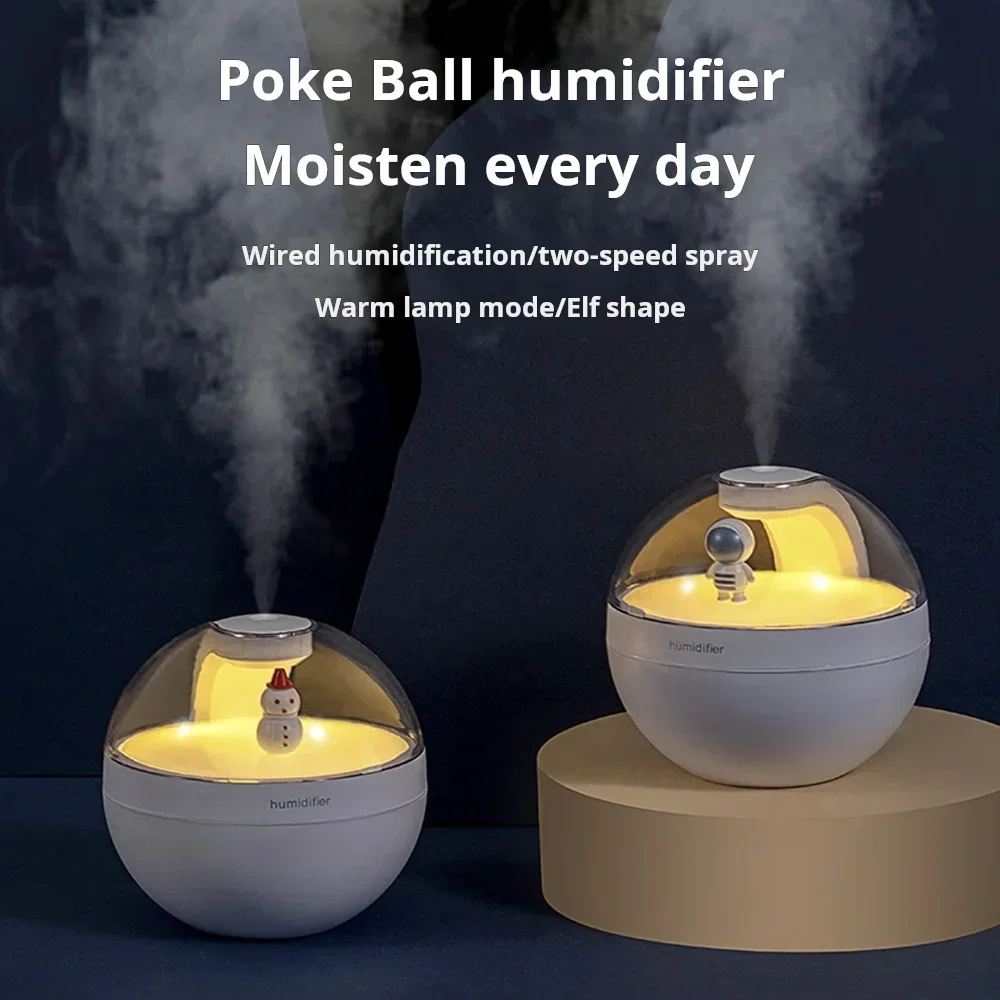 Nordic Flame-luchtbevochtiger USB-aromatherapiemachine voor thuisgebruik - Compacte etherische olie-diffuser met vlamontwerp