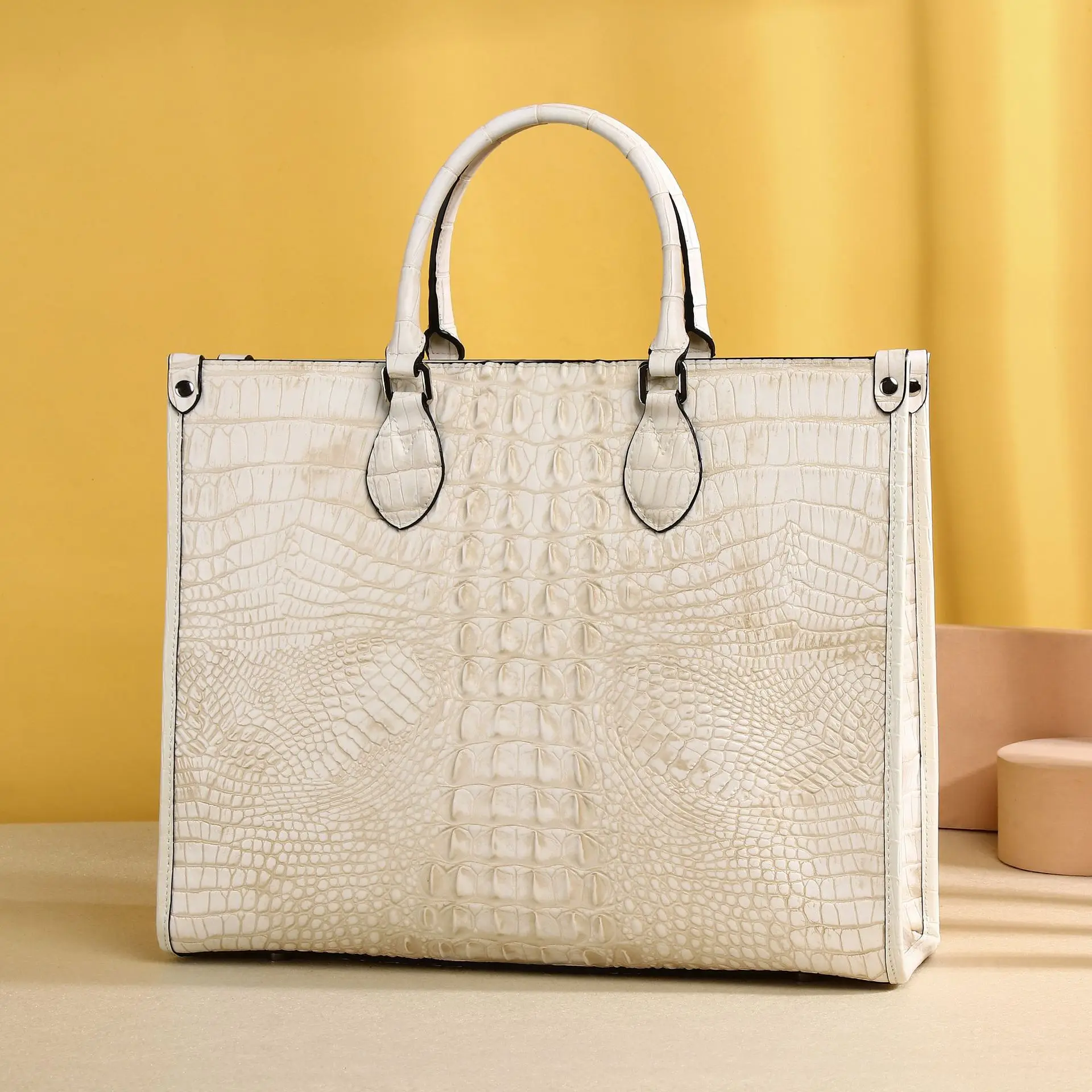 New Fashion Alligator Pattern Women Handbags Cow Genuine Leather Ladies Shoulder Bags Female Girl Brand Luxury Crossbody Bag