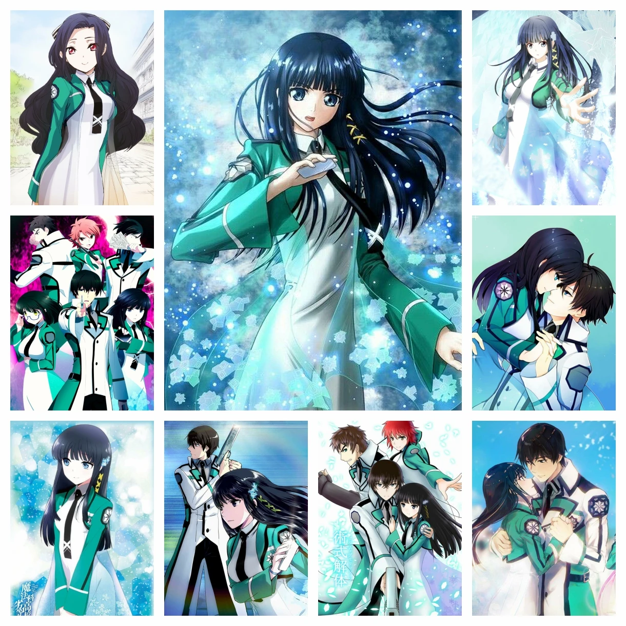 

Аниме Mahouka Koukou No Rettousei, полная алмазная живопись, японский мультфильм, наборы для вышивки крестом, картина для вышивки, мозаика, домашний декор