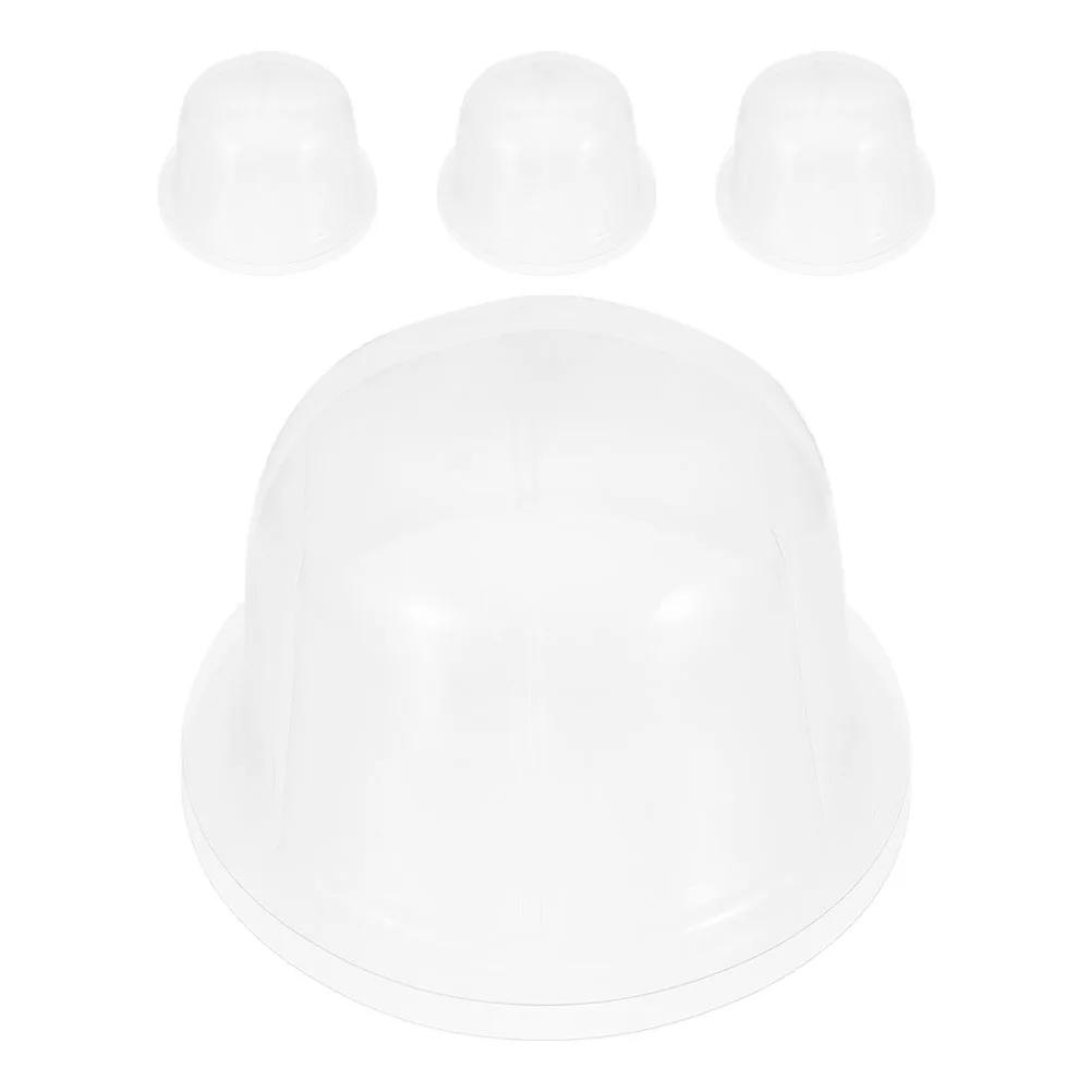 

8pcs Plastic Dome Hat Holder Round Cap Storage Rack Space-Saving For Home Office Store Hat Stand Baseball Caps Display Support