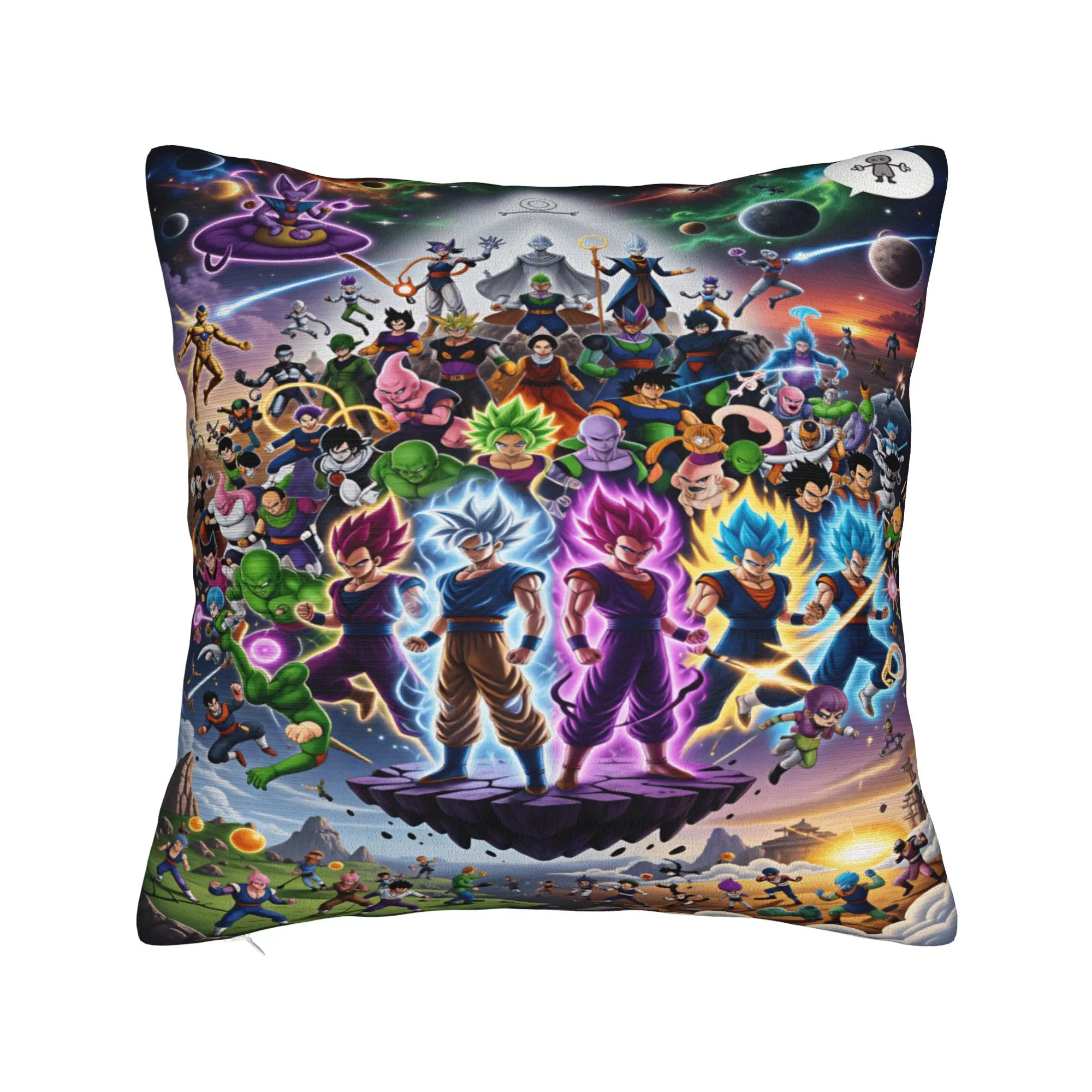 Pillow Cover D-Dragon Anime  Morden Pillow Case For Living Room Bed Chair Pillowcases