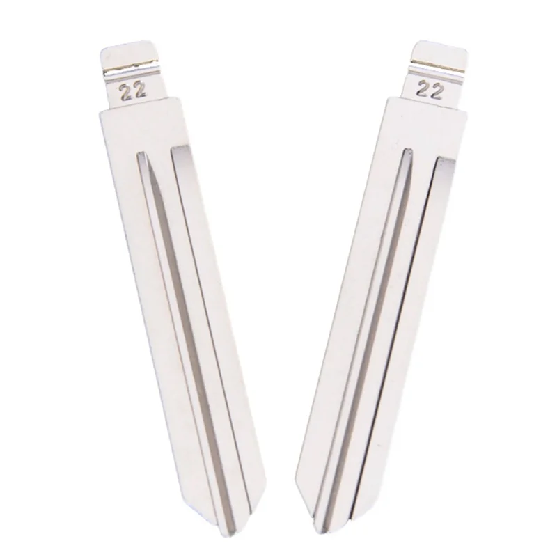 

20Pcs/Lot NO.22 NSN14 Metal Blank Uncut Flip KD/VVDI Remote Key Blade For Nissan TIIDA Renault Subaru Infiniti