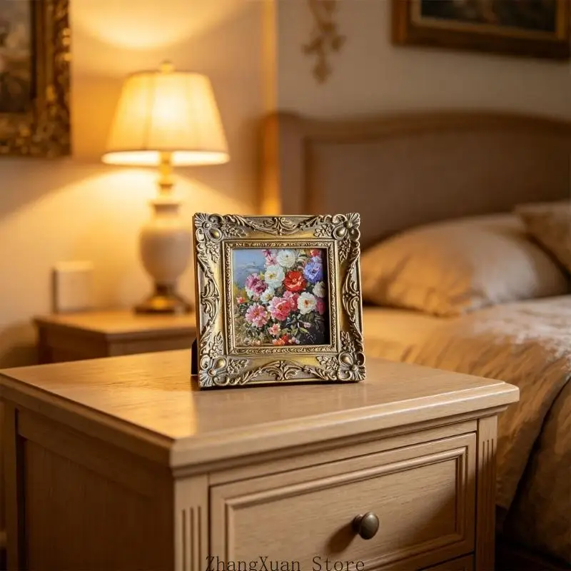 European Antique Gold Decors Photo Display Frame For Living Room Bedroom Decors 3XUF – Detail 5