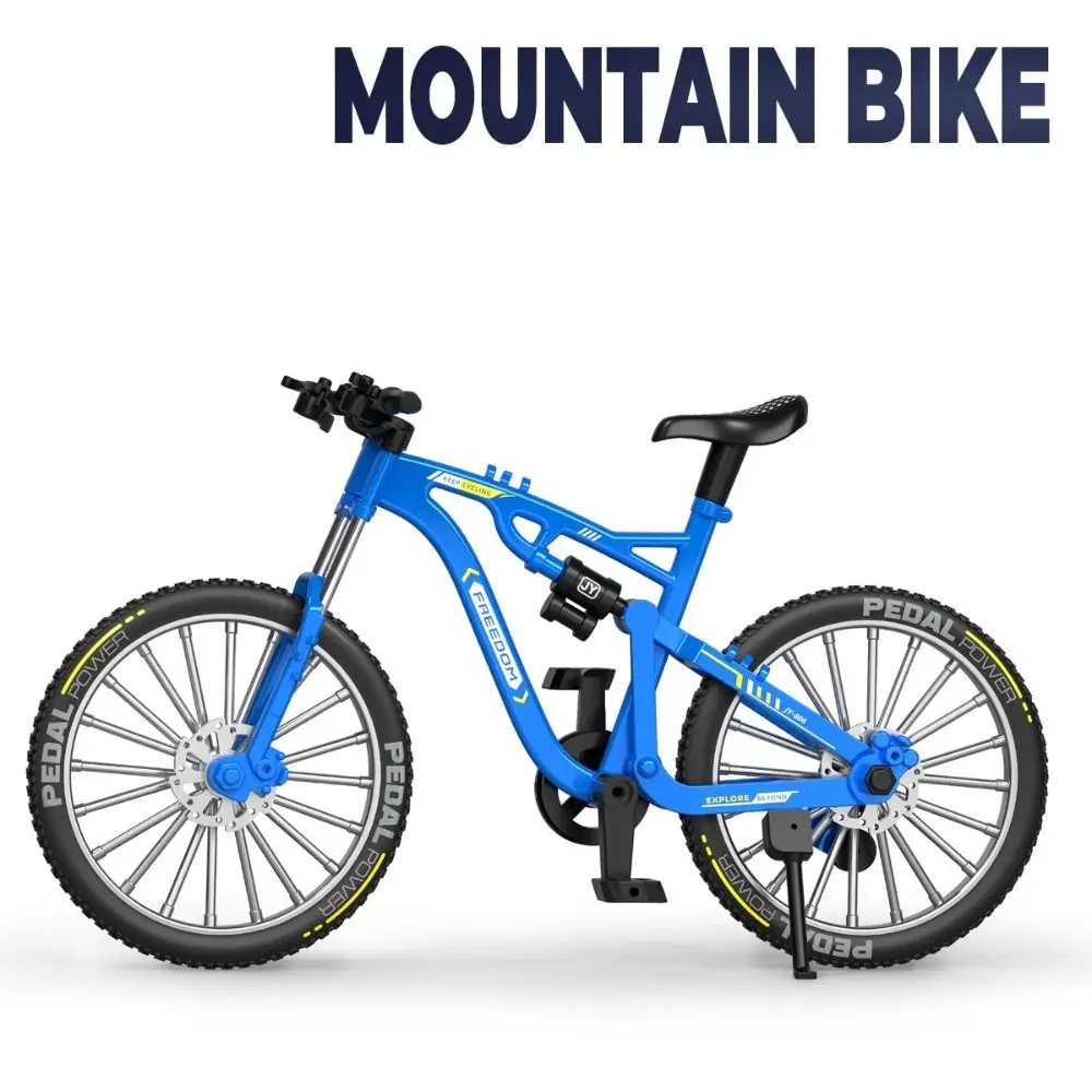 1:8 Scale Mini Bicycle Model Simulation Racing Metal Mountain Bike Toy Miniature Diecast Road BMX Bike Model For Children