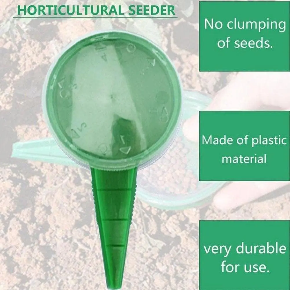 Hand Held Seed Sower Planter Gardening Supplies Flower Plant Seeder Hydroponic Systems Plastic Pot Garden Pots Home Garden New