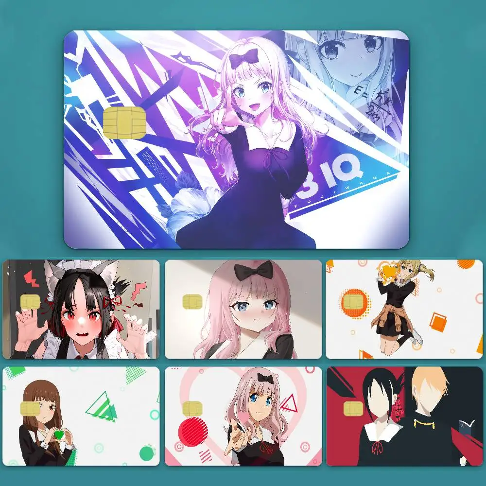 Kaguya Sama Love Is War ملصقات بطاقات كرتونية مزخرفة صغيرة مقاومة للماء 4 قطعة ملصق بطاقة جديد مضاد للخدش #1