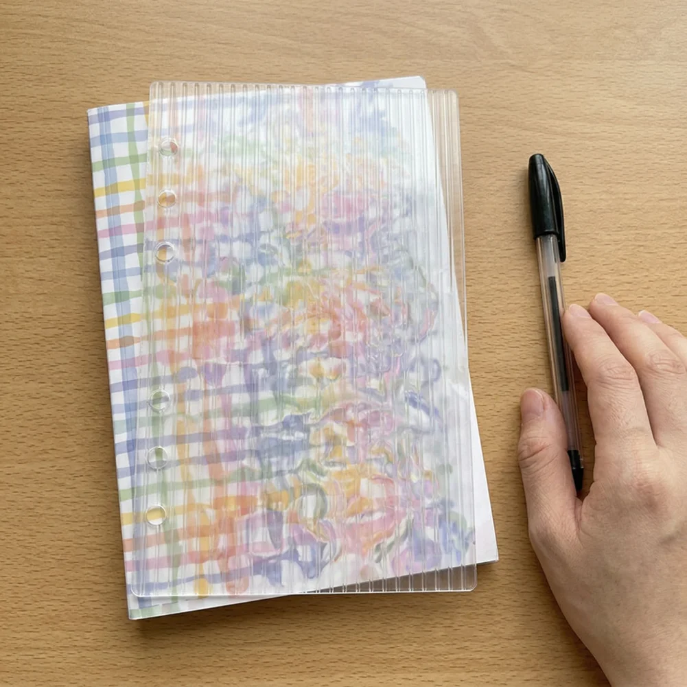 Acrylic Planner Cover A5 A5 Acrylic Planner Cover Minimalist 6-ring Binder Jacket Transparent Loose-leaf Notebook for Office