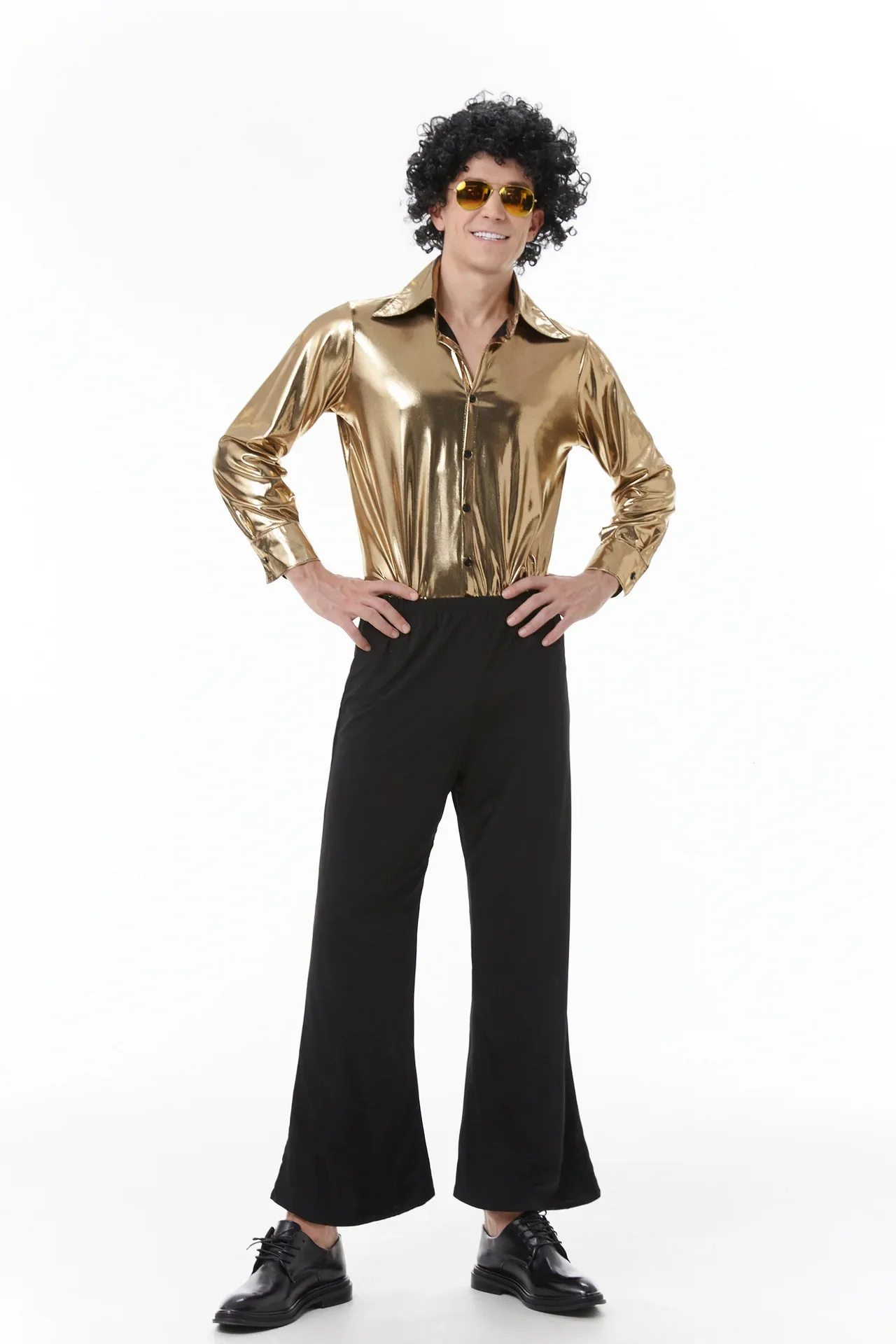 

Men's Music Festival Carnival Cosplay Hippie Show Costume 60-70's Song Dance Hall Dancing Costume