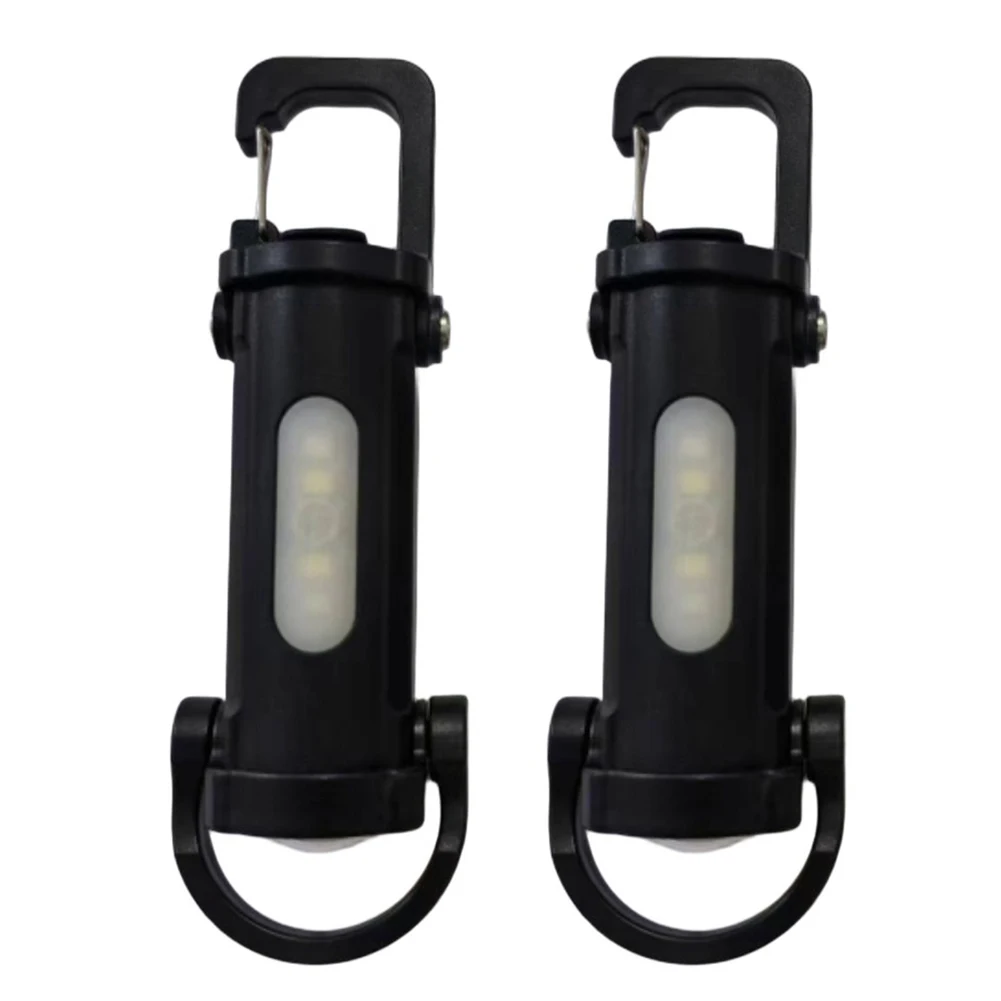 Mini torcia portachiavi ricaricabile tramite USB Design compatto impermeabile con modalità di luminosità elevata e bassa per attività all'aperto