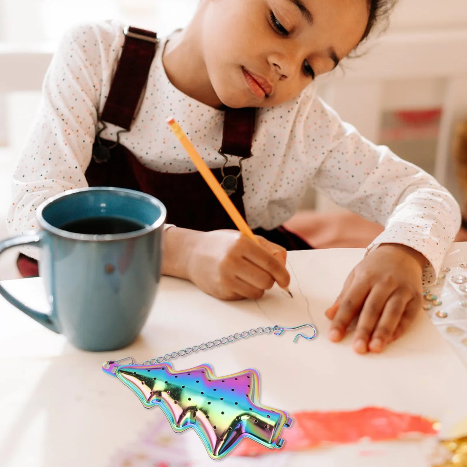 

6pcs Stainless Steel Filters Hanging Strainers For Loose Leaf Kitchen Infuser Household Tea Ceremony Tool Multi-Function