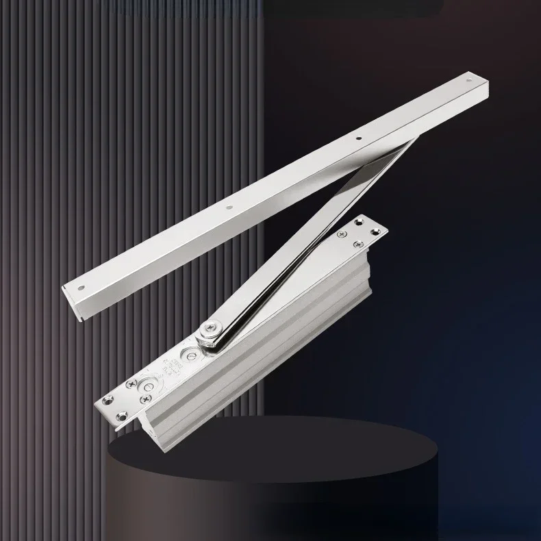 

Тяжелый встроенный скрытый деревянный дверной доводчик с буферным квадратным алюминиевым сплавом, невидимый скрытый автоматический дверной доводчик